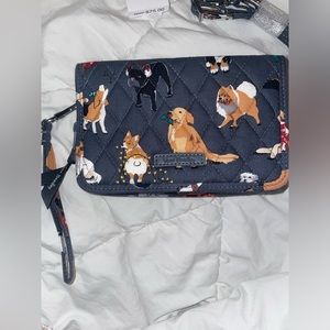 Vera Bradley Holiday Dogs RFID 3 in 1 Crossbody